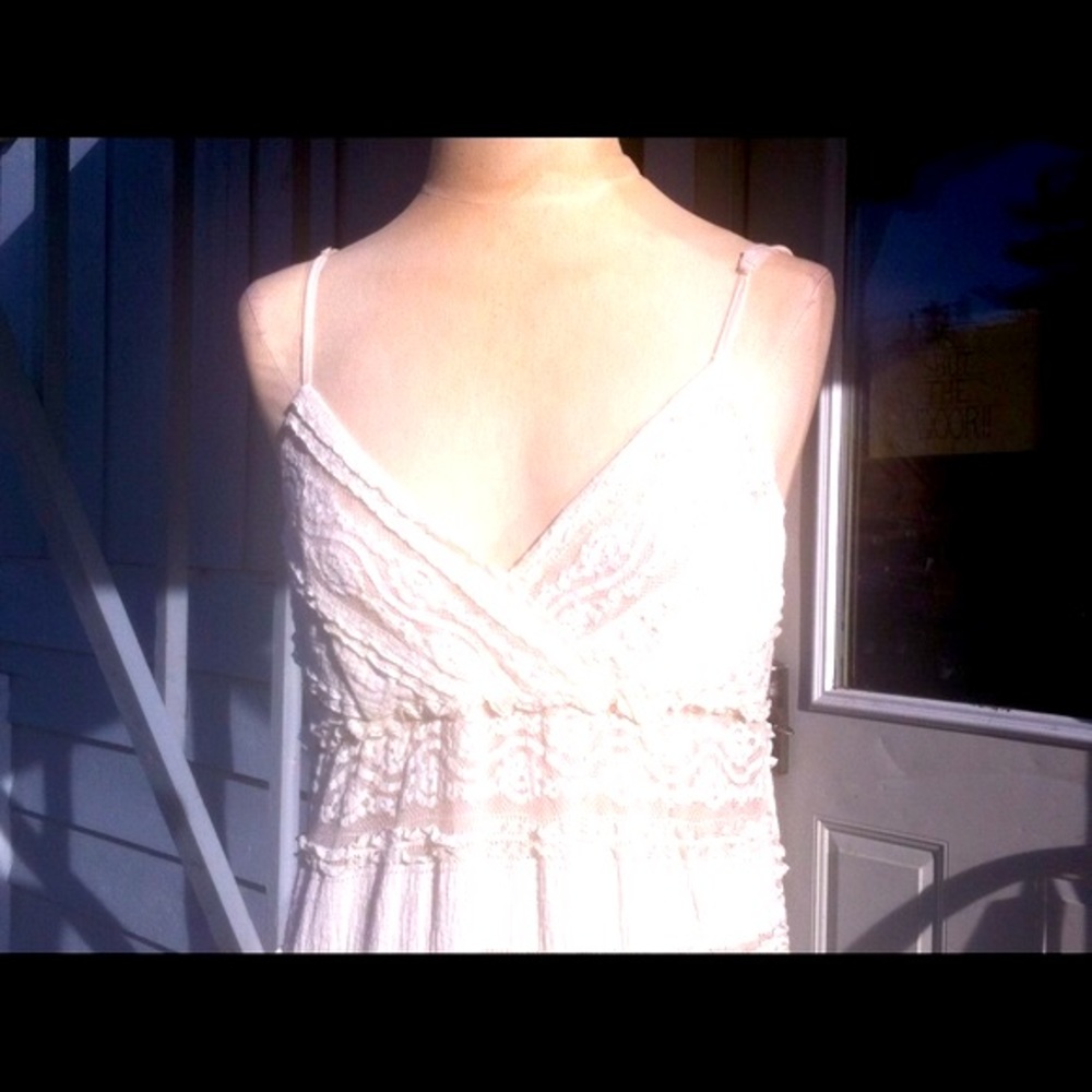 NWOTGS 🎀HEM & THREAD🎀 LACEY COTTEN BLEND🎀LINED - Picture 3 of 5